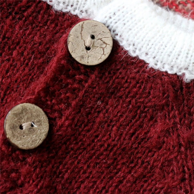 Premium Mohair Newborn Santa Jumpsuit